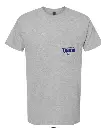 World Language Night - Heavyweight Jersey Pocket T-Shirt / Heather Grey / VB United 