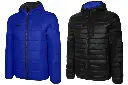 Virginia Rush Reversible Lightweight Jacket With Hood -- Royal Blue Black 