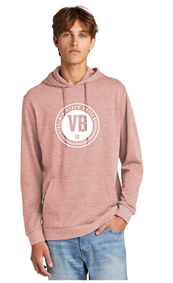 Perfect Tri Fleece Pullover Hoodie / Blush Frost / VB United 