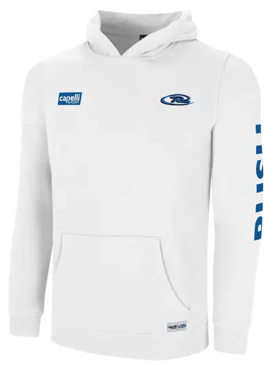 Virginia Rush Nation Basic Hoodie -- White Promo Blue 