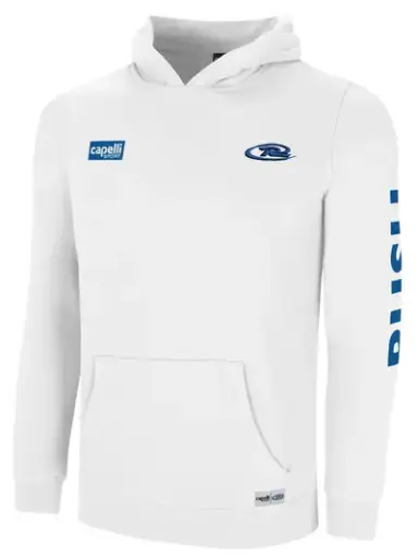 Virginia Rush Nation Basic Hoodie -- White Promo Blue 